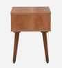 Nadia Solid Wood End Table In Brown Finish