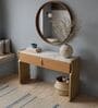 Nagomi Console Table In Leatherette Finish