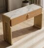 Nagomi Console Table In Leatherette Finish