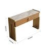 Nagomi Console Table In Leatherette Finish