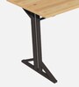 Nagoya Writing Table in Brown & Black Finish