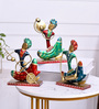 Multicolor Metal Nagpuri Musicians Decorative Showpiece Set Of 3