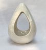 Naini White Ceramic Table Tea Light Holder
