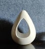 Naini White Ceramic Table Tea Light Holder
