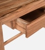 Nairobi Solid Wood  Study Table In Natural Finish