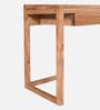 Nairobi Solid Wood  Study Table In Natural Finish