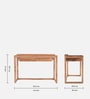 Nairobi Solid Wood  Study Table In Natural Finish