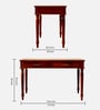 Nairobi Writing Table In Honey Finish