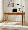 Nairobi Writing Table In Natural Teak Finish