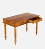 Nairobi Writing Table In Natural Teak Finish