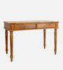 Nairobi Writing Table In Natural Teak Finish