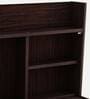 Nakamura Hutch Desk in Dark Brown Finish