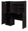 Nakamura Study Table with Cabinet in Wenge Finish On Rent