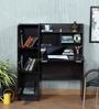 Nakamura Study Table with Cabinet in Wenge Finish On Rent