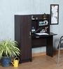 Nakamura Study Table with Cabinet in Wenge Finish On Rent