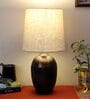 Nalanda Table Lamp With Beige Shade