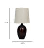 Nalanda Table Lamp With Beige Shade