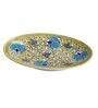 Nalini Multicolor Blue Pottery Appetizer Platter