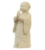 Namaste Monk Marble White Religious Idol