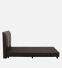 Namiyo Upholstered Single Bed in Dark Brown Finish