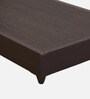 Namiyo Upholstered Single Bed in Dark Brown Finish