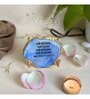 Namokar Mantra Metal Holder with Blue Agate