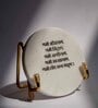 Namokar Mantra Metal Holder with Marble