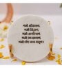 Namokar Mantra Metal Holder with Marble