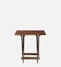 Namur Sheesham Wood Folding Table In Provincial Teak Finish