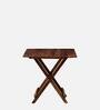 Namur Sheesham Wood Folding Table In Provincial Teak Finish