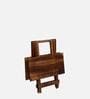 Namur Sheesham Wood Folding Table In Provincial Teak Finish