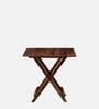 Namur Sheesham Wood Folding Table In Provincial Teak Finish
