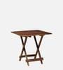 Namur Sheesham Wood Folding Table In Provincial Teak Finish