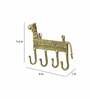 Nandi Design Golden Brass Keys Wall Hook