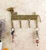Nandi Design Golden Brass Keys Wall Hook