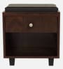 Nano Shoe Cabinet In Classic Walnut Finish With Seating