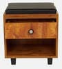 Nano Shoe Cabinet In Tan Finish With Seating