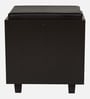Nano Shoe Cabinet In Wenge & White Finish With Seating