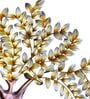 Nano Tree Gold Metal Wall Art