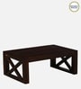 Nantes Sheesham Wood Coffee Table In Scratch Resistant Walnut Finish