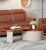 Naomi Solid Wood Coffee Table In Brown Finish