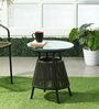 Naomi Metal Outdoor Coffee Table in Green & Black Finish
