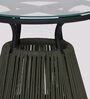 Naomi Metal Outdoor Coffee Table in Green & Black Finish