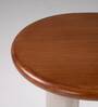 Naomi Solid Wood End Table In Brown Finish