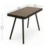 Naomi Wicker 4 Seater Dining Set In Light Brown Finish