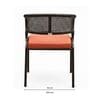 Naomi Wicker 4 Seater Dining Set In Light Brown Finish