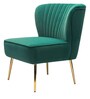 Napa Slipper Chair In Green Colour