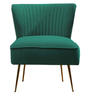 Napa Slipper Chair In Green Colour