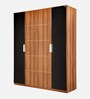 Naples 4 Door Wardrobe In Brown Colour