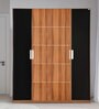 Naples 4 Door Wardrobe In Brown Colour